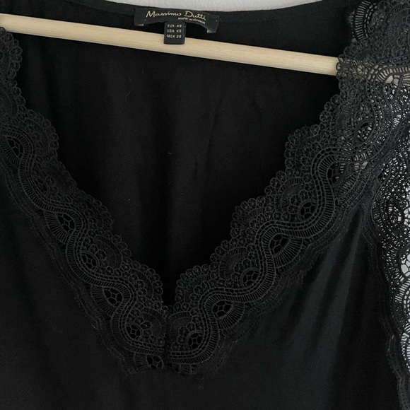 Massimo Dutti Black Top, XS - Picture 2 of 3